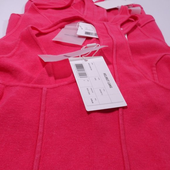 No Inventorie Helmut Lang HELMUT LANG Micro Bond Bra Cropped Knit Top S - Picture 2 of 5